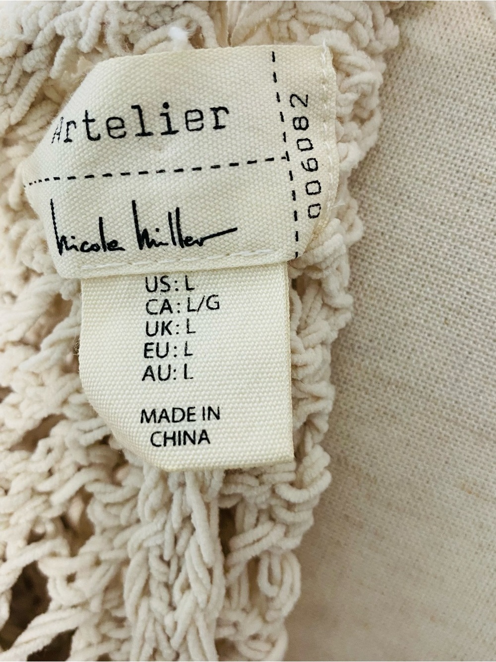 NICOLE MILLER ARTELIER Crochet Oversized Cardigan - Picture 5 of 5